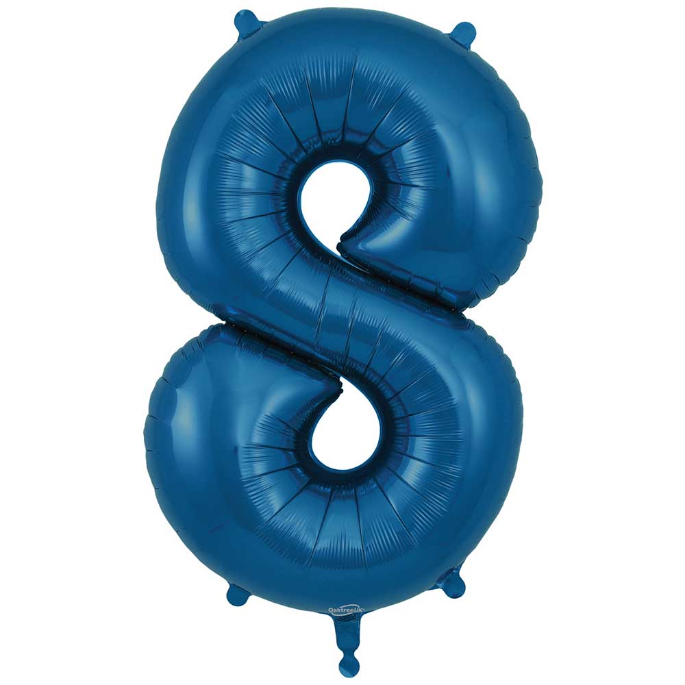 34 inch NUMBER 8 - OAKTREE - METALLIC NAVY BLUE