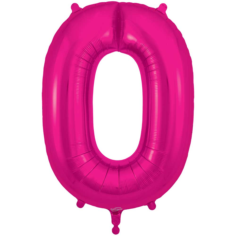 34 inch NUMBER 0 - OAKTREE - NEW PINK