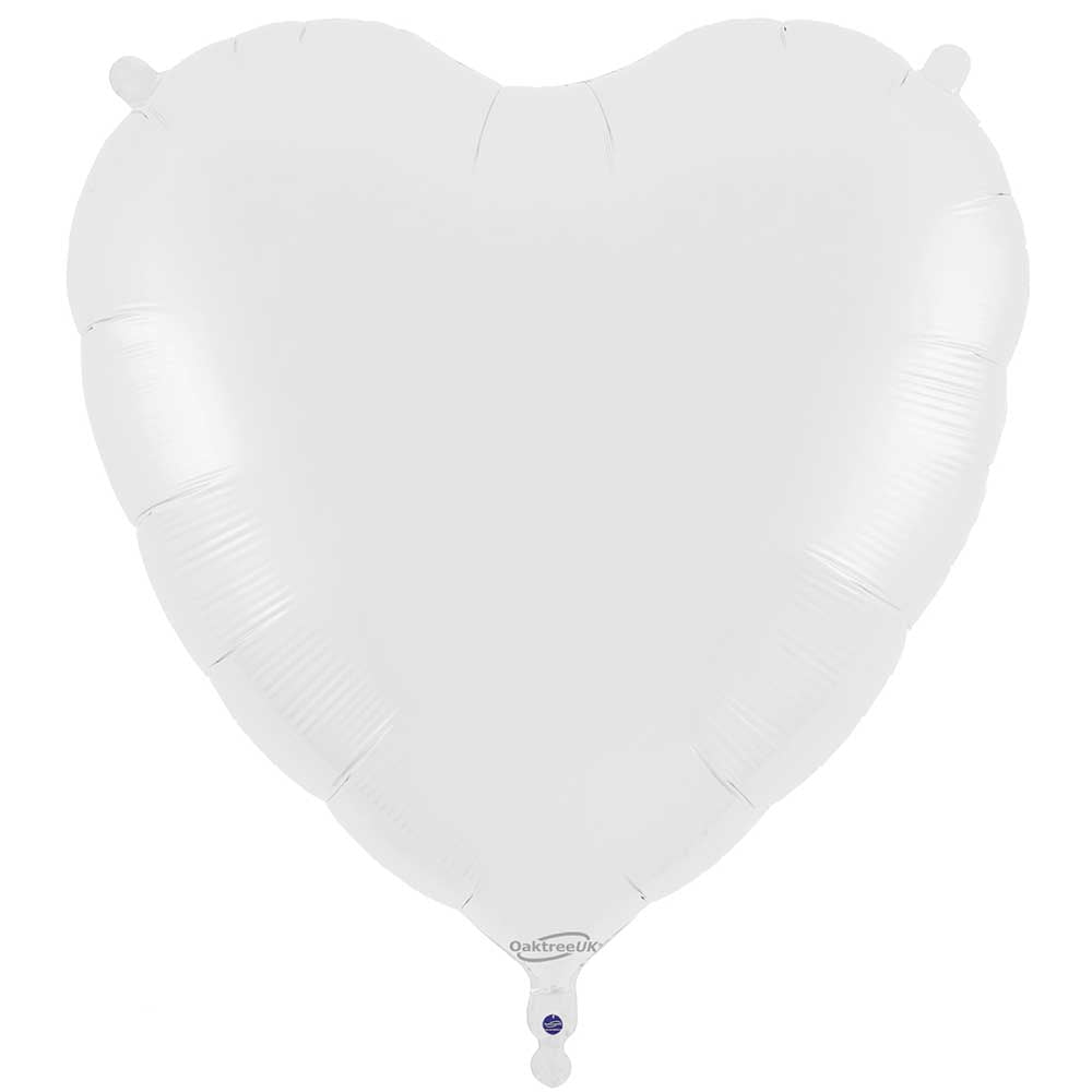 36 inch WHITE HEART