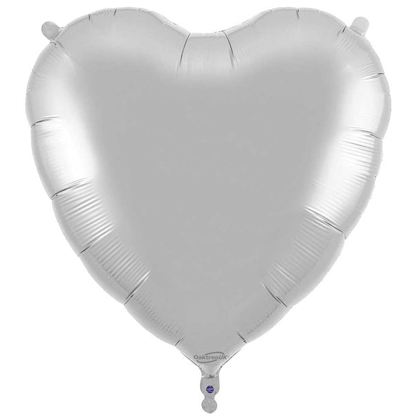 36 inch SILVER HEART