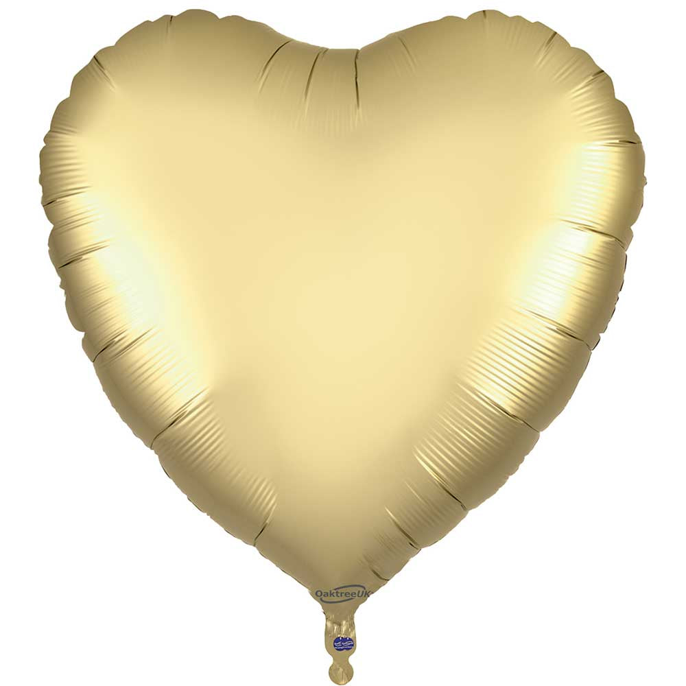36 inch GOLD SILK HEART