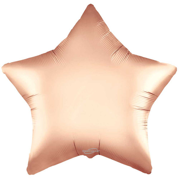 36 inch SATIN PASTEL ROSE QUARTZ STAR