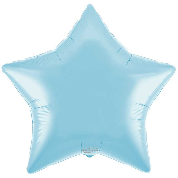 36 inch SATIN PASTEL BLUE STAR