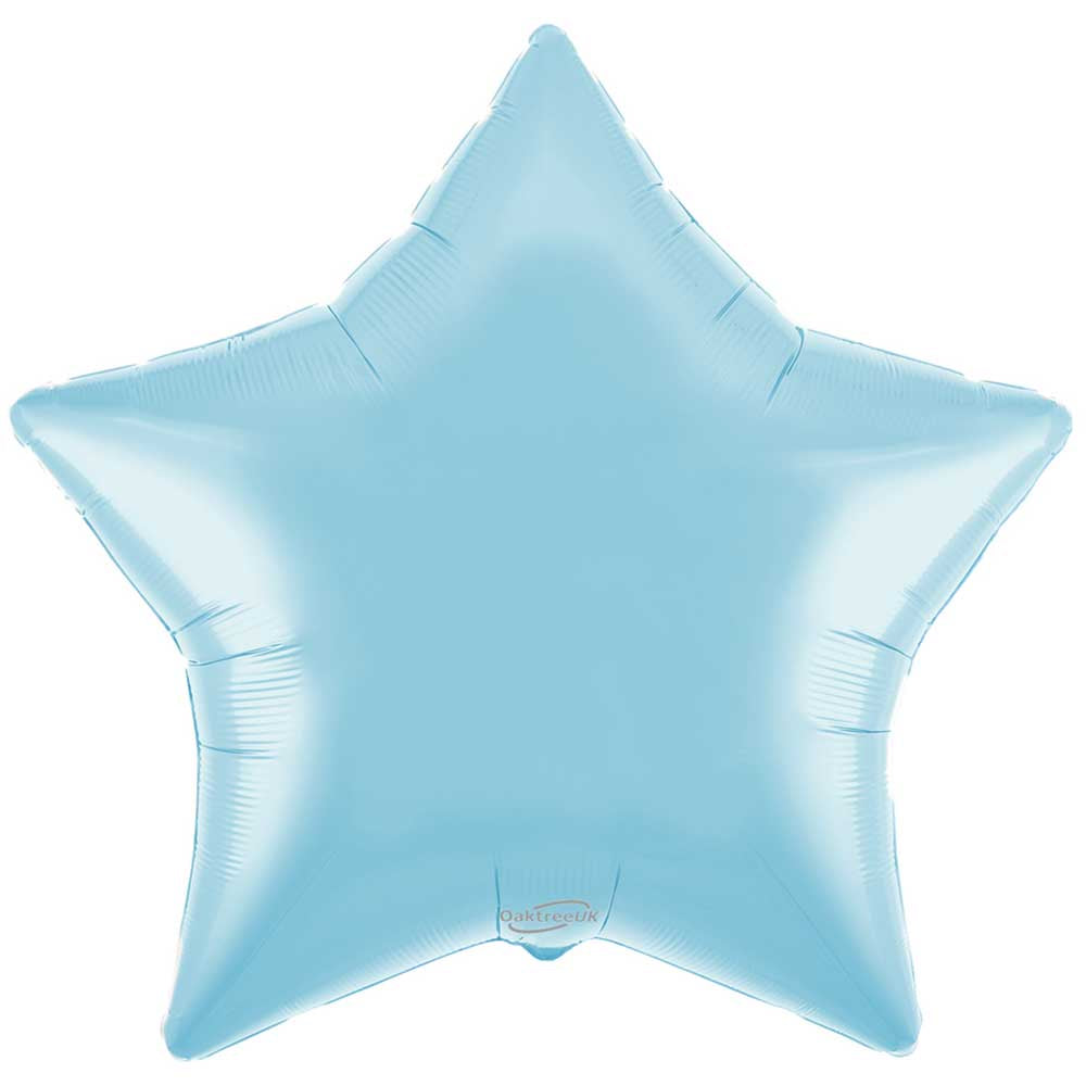 36 inch SATIN PASTEL BLUE STAR