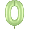 34 inch NUMBER 0 - OAKTREE - SATIN PASTEL PISTACHIO