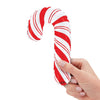10 inch RED WHITE CANDY CANE METALLIC (AIR-FILL ONLY)