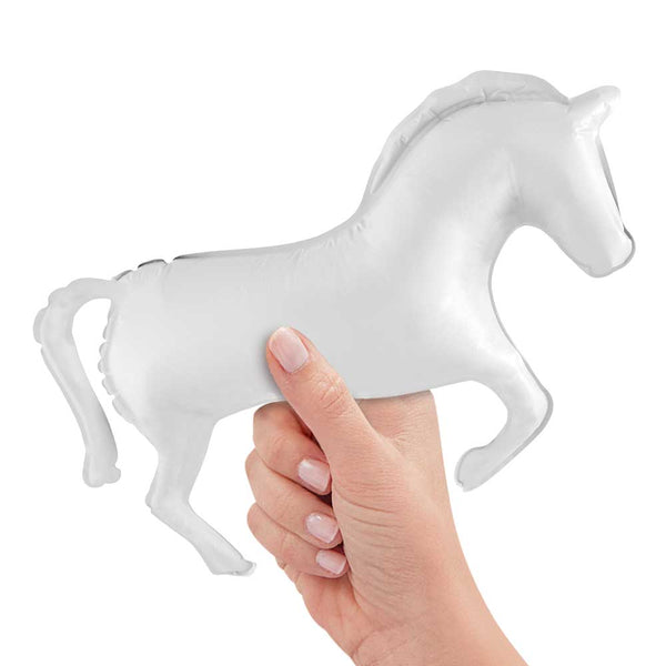 16 inch HORSE SOLID COLOUR WHITE