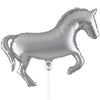 16 inch HORSE SOLID COLOUR SILVER