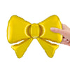 13 inch GOLD METALLIC BOW (5PK)