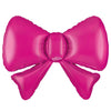 13 inch PINK METALLIC BOW (5PK)
