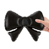 13 inch BLACK METALLIC BOW (5PK)