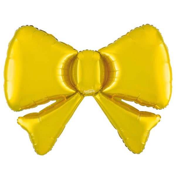 34 inch BOW METALLIC GOLD