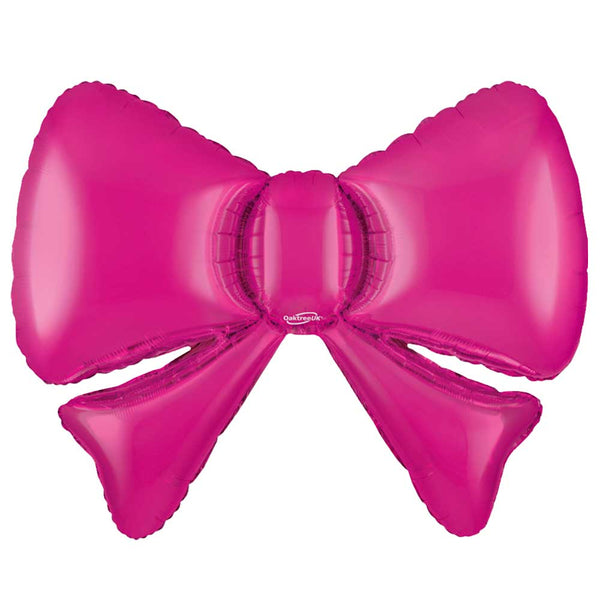 34 inch BOW METALLIC PINK