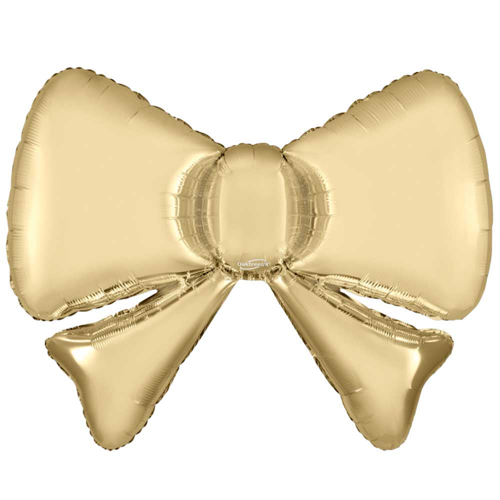 34 inch BOW GOLD SILK