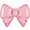 34 inch BOW SATIN PASTEL COTTON CANDY PINK