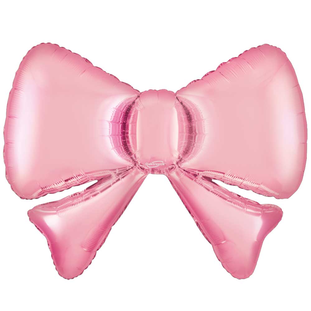 34 inch BOW SATIN PASTEL COTTON CANDY PINK