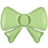 34 inch BOW SATIN PASTEL PISTACHIO GREEN