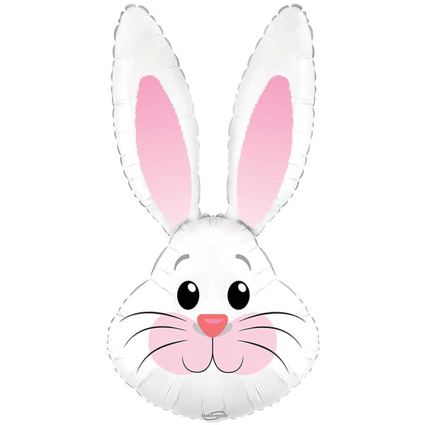 35 inch CUTE RABBIT WHITE METALLIC