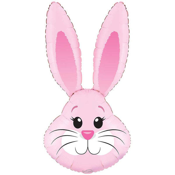 35 inch CUTE RABBIT PINK METALLIC