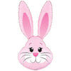 35 inch CUTE RABBIT PINK METALLIC