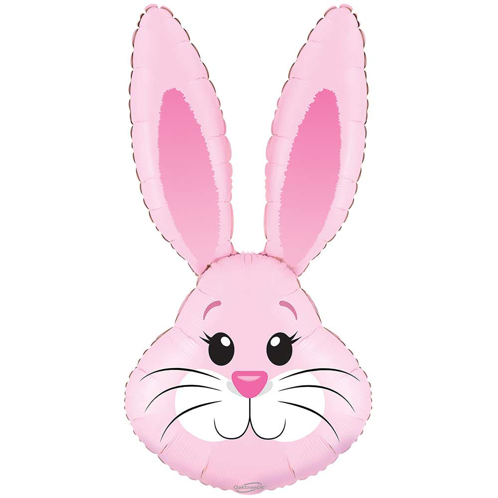 35 inch CUTE RABBIT PINK METALLIC