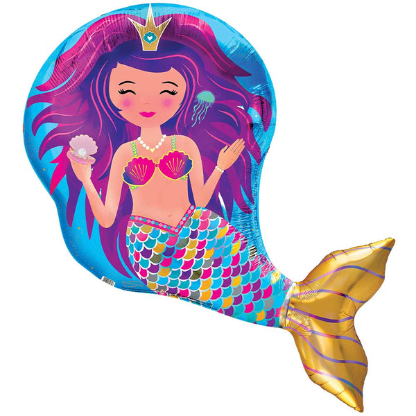 35 inch IRIDESCENT MERMAID