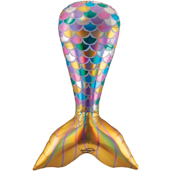 37 inch IRIDESCENT MERMAID TAIL