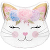 22 inch FLORAL KITTEN HOLOGRAPHIC