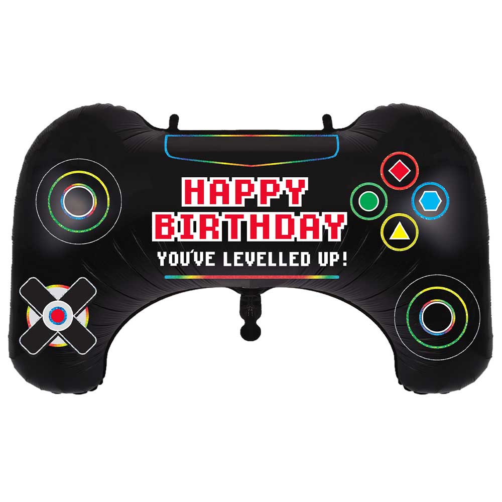 31 inch GAME CONTROLLER BIRTHDAY HOLOGRAPHIC