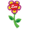 63 inch FRESH PICK RETRO LOVE FLOWER - LA Balloons
