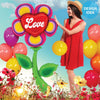 63 inch FRESH PICK RETRO LOVE FLOWER - LA Balloons