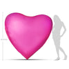 64 inch GIANT PERSON SIZE HEART - HOT PINK - LA Balloons