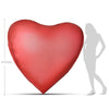 64 inch GIANT PERSON SIZE HEART - RED - LA Balloons
