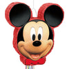 Unique 18 inch MICKEY MOUSE SHAPED DRUM PULL PINATA Pinatas 66309-UN