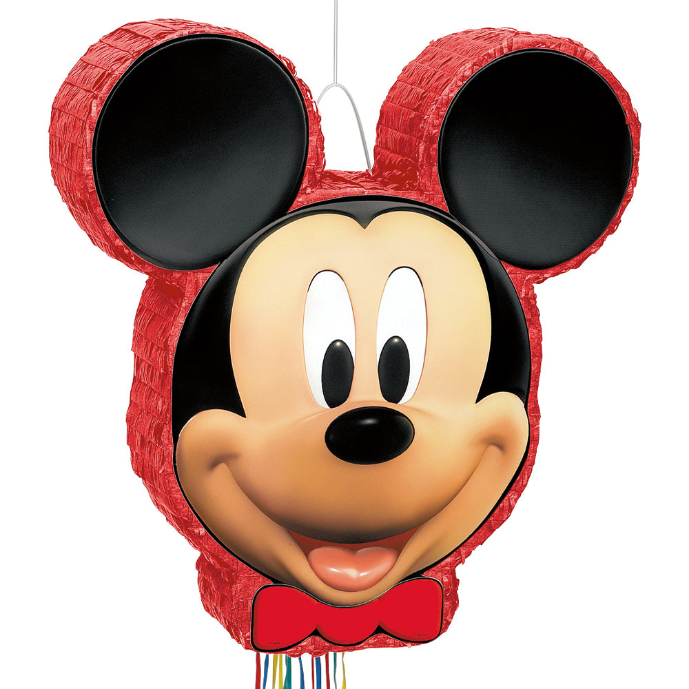 18 inch MICKEY MOUSE SHAPED DRUM PULL PINATA