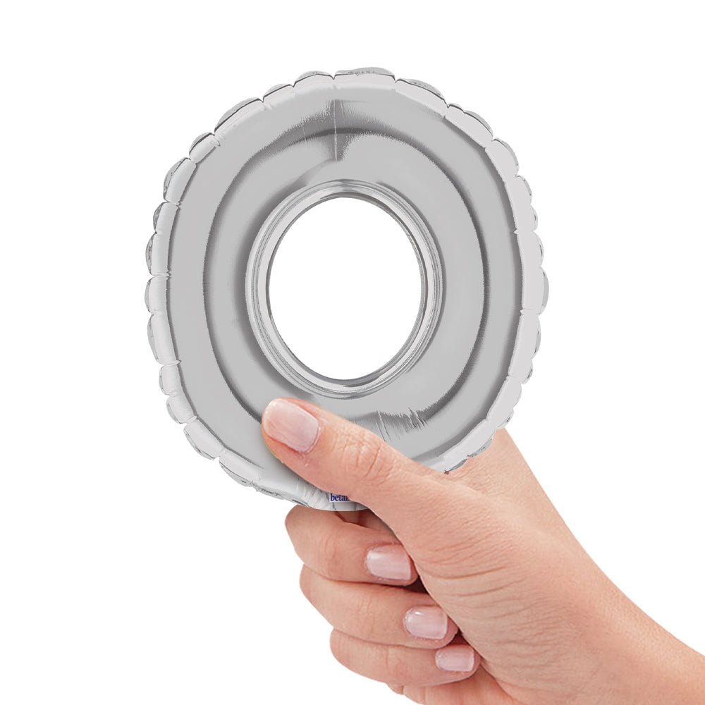 7 inch NUMBER 0 - SILVER MEGALOON