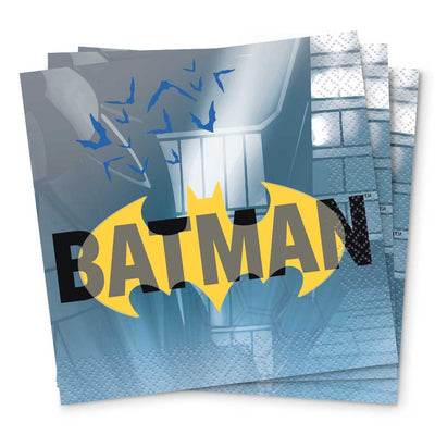 Unique BATMAN BEVERAGE NAPKINS (16 PK) Napkins 77511-UN