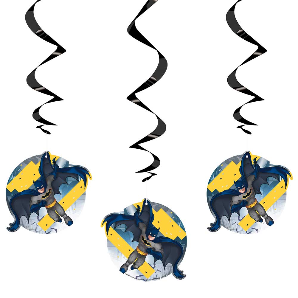 BATMAN HANGING SWIRLS (3 PK)
