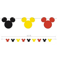 Unique 7ft MICKEY MOUSE GARLAND BANNER Party Decor 78489-UN
