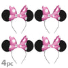Unique MINNIE MOUSE PAPER EARS (4 PK) Novelties 79241-UN