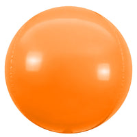 Party Brands 3D SPHERE - TANGERINE ORANGE Plastic Balloon 79520-PB-U