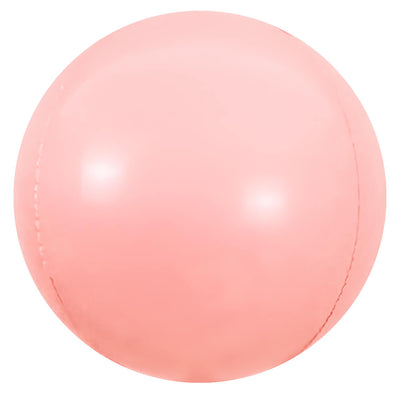 Party Brands 3D SPHERE - PINK Plastic Balloon