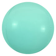 Party Brands 3D SPHERE - BAHAMA BLUE Plastic Balloon