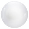 Party Brands 3D SPHERE - METALLIC WHITE Foil Balloon