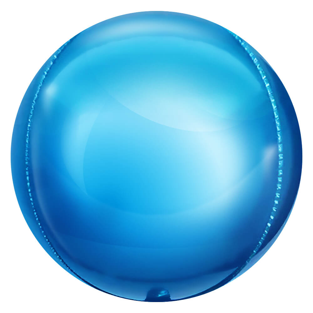 Party Brands 3D SPHERE - METALLIC SAPPHIRE BLUE Foil Balloon
