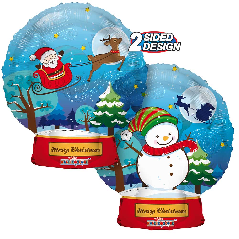 18 inch CHRISTMAS SNOWBALL CLEAR VIEW