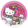 9 inch HELLO KITTY AND FRIENDS ROUND DINNER PLATES (8 PK) - LA Balloons