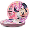 9 inch MINNIE MOUSE ROUND DINNER PLATES (8 PK) - LA Balloons