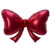 9 inch RED MINI BOWS - 5 PK (AIR - FILL ONLY) - LA Balloons