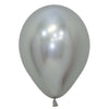 9 inch SEMPERTEX REFLEX SILVER - LA Balloons